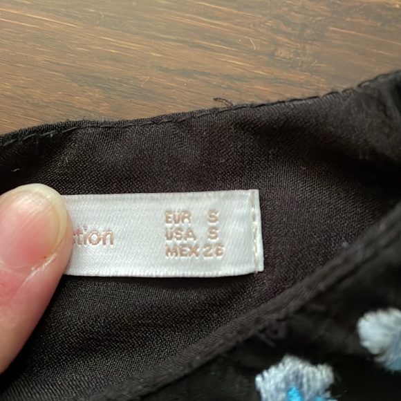 ZARA EMBROIDERED TOP - Picture 9 of 9